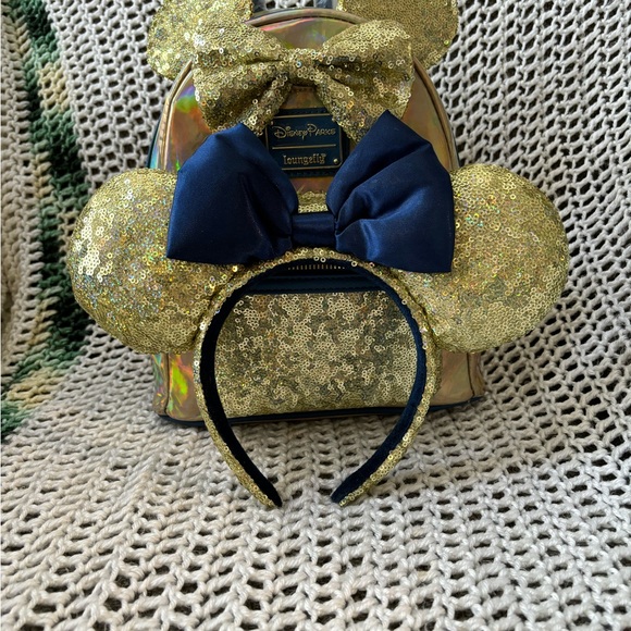 Disney Loungefly EARidescent backpack with matching ears main image 10